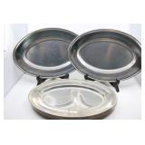 Piazza Effepi Stainless Steel Oval Fish Platters,