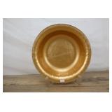 Art Glass Bowl Display Bowl, Golden Yellow, Made I