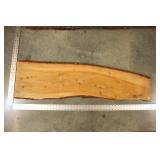 Atlas Cedar Live Edge Slab, Air Dried 2 Years 1-1/