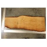 Atlas Cedar Live Edge Slab, Air Dried 2 Years 1-1/