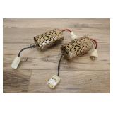 2 Hanging, Vintage Store Fixtures, With Electric M