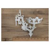 Antique Cast Iron Wall Mounted Hurricane Candle Ho