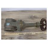 Vintage Crane 3" Brass Gate Valve, Cat 440