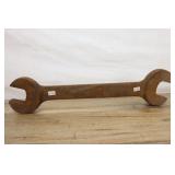 Large Vintage Open-ended Combination Wrench