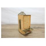 Vintage Tin Matchbox Holder