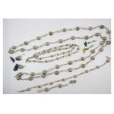 Assorted Jewelry; Large Globe Necklaces, Earrings,