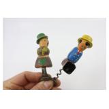 Vintage Wooden Beer Bottle Opener And Wine Key.