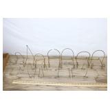 Assorted Metal Plate/collectible Display Stands.