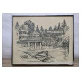 Roche Harbor, San Juan Island Print, By Christophe