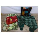 Vintage Textiles; Large Panama Outdoor Table Cover