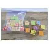 Zip Lock Bag Full Of Alphabet Play Blocks