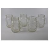 Set Of 5 Vintage Golden Harvest Mini Mugs