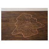 Copper Christmas Tree Basket