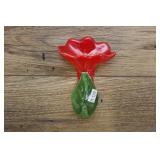 Floral Wall Hook And Ring Rest, 4.5 Inch