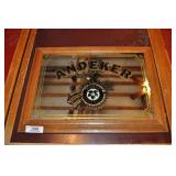 andeker sign, babst brewing co., mirror.