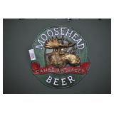 moosehead beer sign, canadian lager