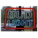 Bud Light Neon Sign.