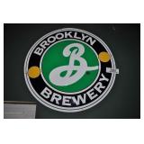 brooklyn brewery round sign.