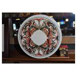 waltons bodhran, painted knotwork drum.