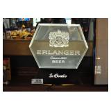 erlanger classic 1893 in bottles, lighted sign