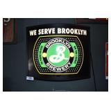 brooklyn brewery lighted sign.