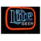 lite beer neon sign.