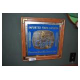 Molson Light Imported From Canada Sign.