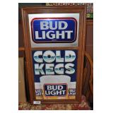 Bud Light Cold Kegs Sign
