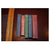 5 books, dickens, churchill, american folklore.