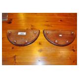 2 Beer Tap Wood Platforms.