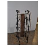 Folding Wine Rack.