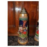 W. Germany Beer Stein, Gerz, Handpainted, Family