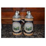 2 W. German Steins, Thewalt, Oberammergau