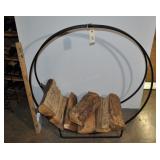 Fireplace Wood Rack, Cast Iron