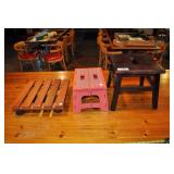 Planter And Stepstools.