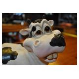 Cow Wine Bottle Display