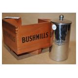 Bushmills Napkin Holder + Jameson Ice Jar.