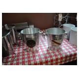 2 Ss Champagne Chilling Buckets, Domaine, Cordon,