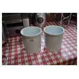 2 Ceramic Wine Chillers.