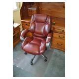 Leather Rolling Office Chair
