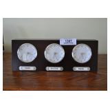 Dublin Seattle New York Time Clock