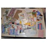 huge scrapbook assortment, stickers, stencils.