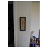 Dream Hope Believe Needle Point Framed.