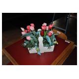 Wooden Flower Basket