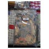 Floral Table Cover With Matching Cloth Napkins