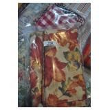 Pair Autumn Leaves Table Covers