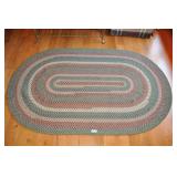 Oval Braided Knot Area Rug