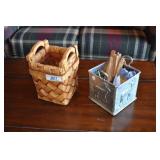 Fire Place Basket And Box, Fire Starter Sticks And