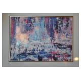 Framed Print. Street Scene
