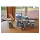 Sculpture By Gaspar Mendoza And Votives.